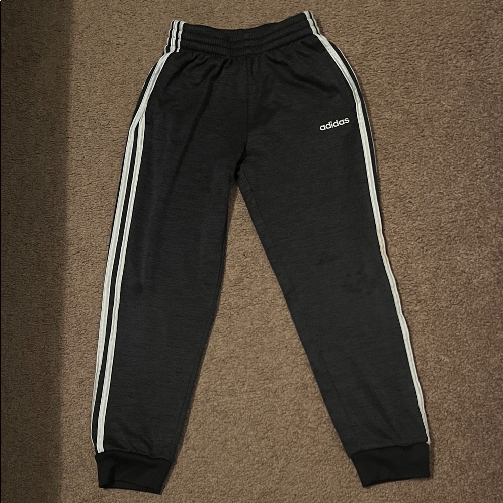 Adidas Kids Black Track Pants